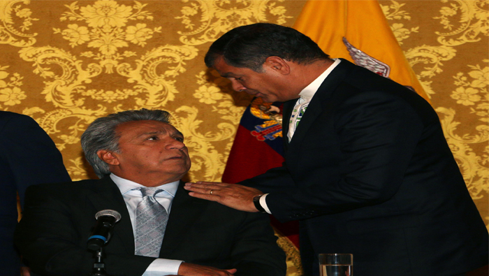 La propuesta de diálogo y el caso Odebrecht tensaron las relaciones entre los líderes políticos ecuatorianos Lenín Moreno y Rafael Correa.