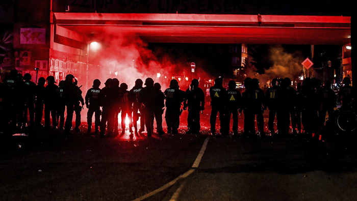 Policía alemana se prepara para reprimir a manifestantes