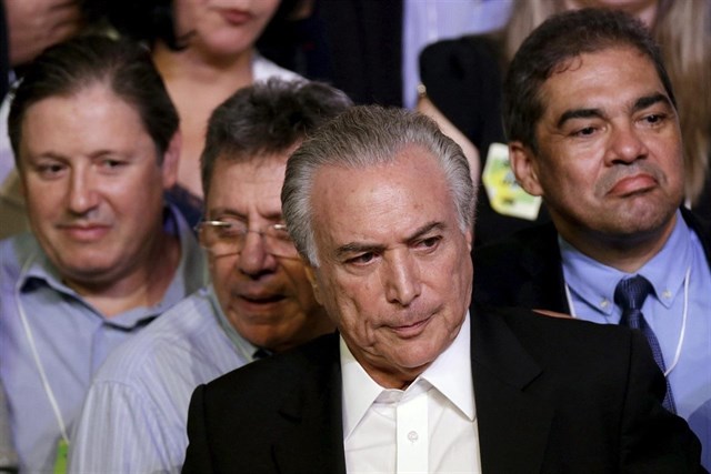 El respaldo a Temer disminuyó tras las acusaciones del fiscal general Rodrigo Janot contra el mandatario por un escándalo de corrupción.