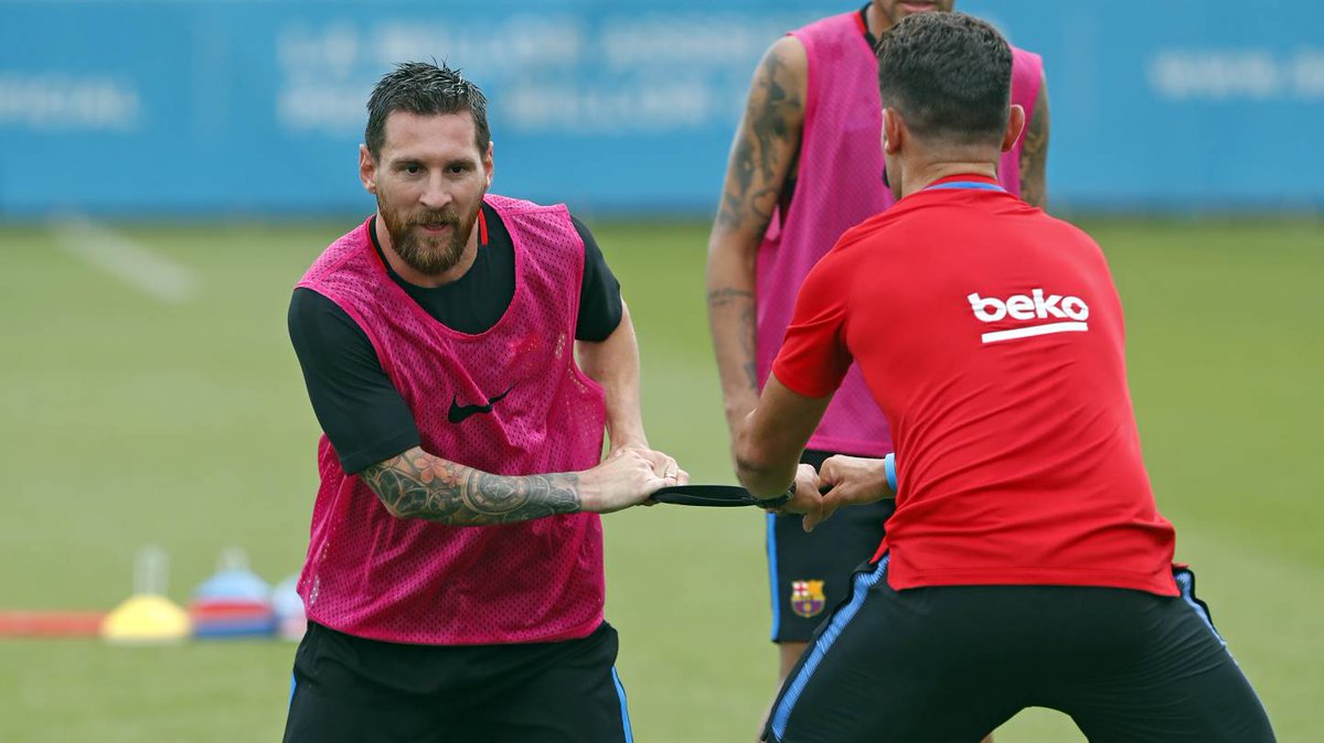 Lionel Messi se prepara para una nueva temporada con el Barcelona