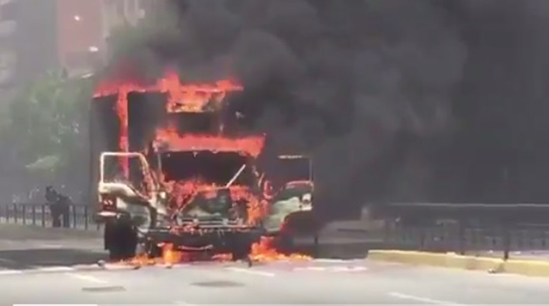 Desde el mes de abril, sectores de la derecha venezolana han alentado protestas violentas que se han cobrado la vida de 95 personas.