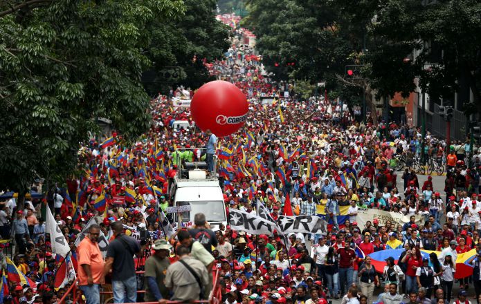 El presidente Nicolás Maduro convocó a la Asamblea Constituyente para hacer frente a las manifestaciones violentas de la oposición promovidas desde abril.