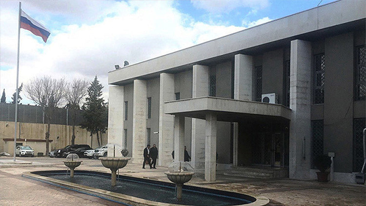 El sede de la embajada de Rusia en Siria ha sido blanco de varios ataques terroristas.