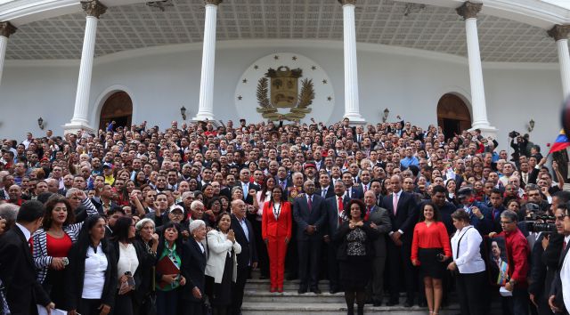 La Asamblea Constituyente de Venezuela comenzó a sesionar este sábado en el Palacio Legislativo.