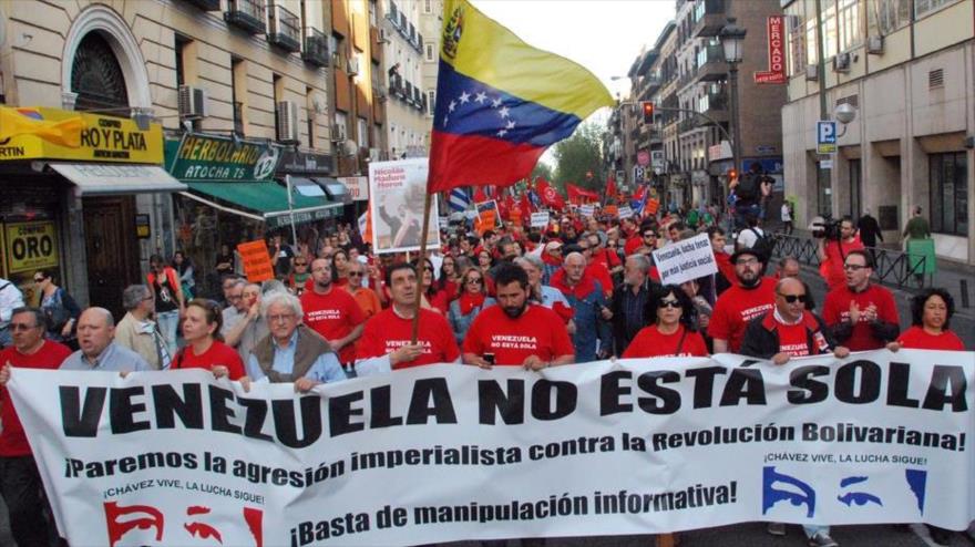 El pueblo venezolano rechaza agresiones de EE.UU.