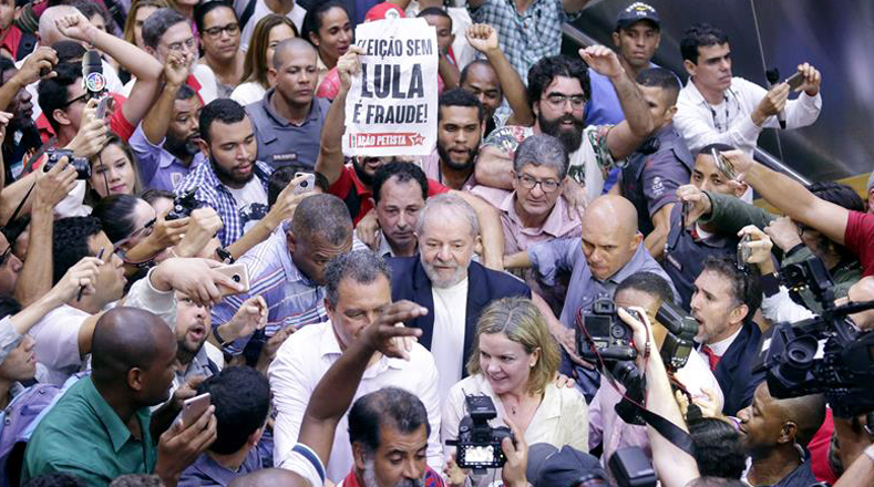 Lula finalizará su caravana el próximo 5 de septiembre en la ciudad de São Luís, al norte de Brasil. 