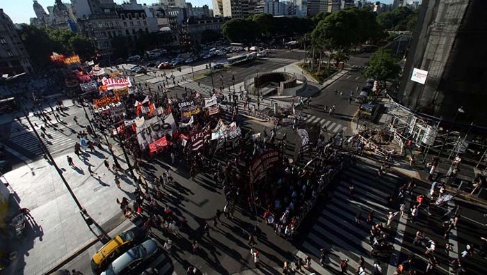Es la segunda concentración de la CGT contra las políticas económicas de Macri.