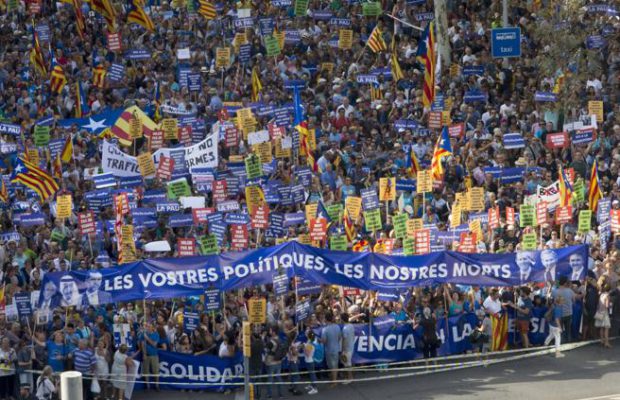 Catalunya: Miles contra el terror alimentado por Rajoy, el Rey y la OTAN