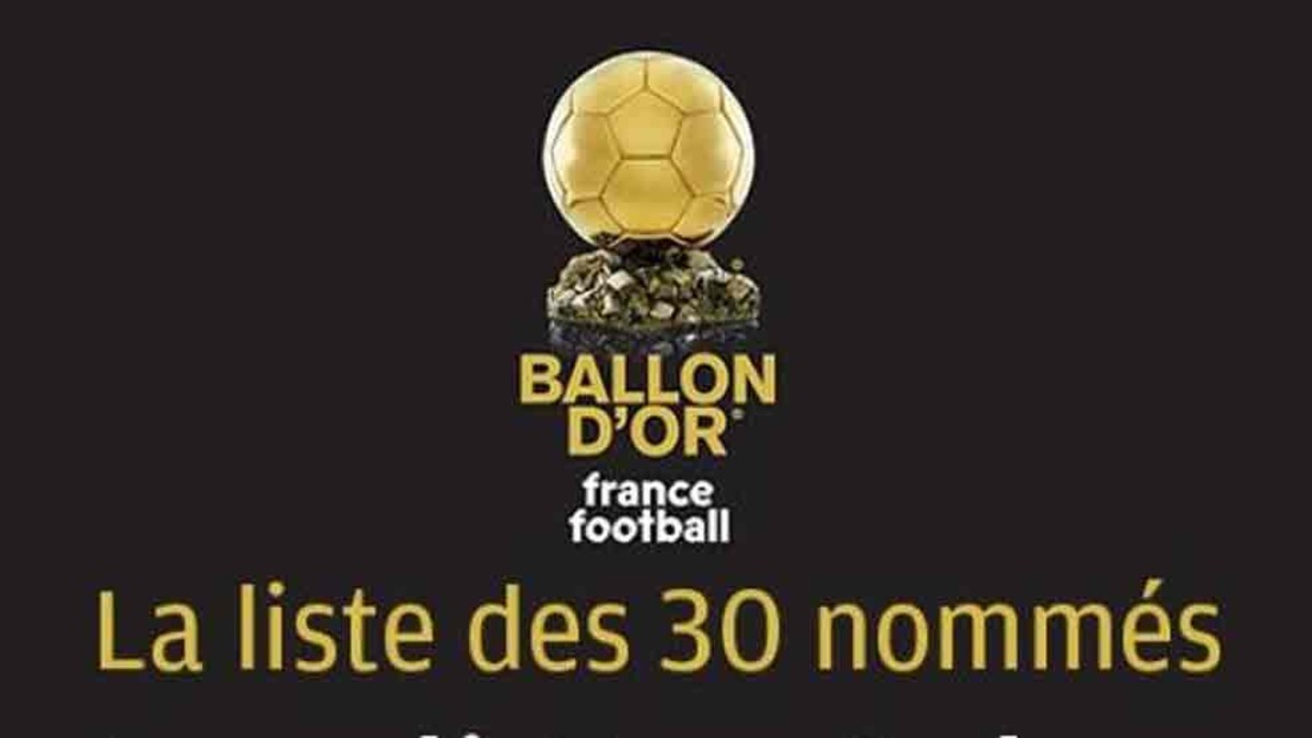 Este lunes se conoceran los 30 finalistas del Balón de Oro 2017