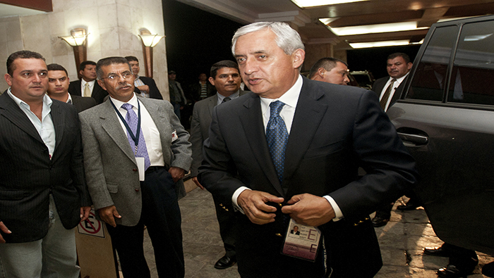 Otto Pérez Molina, expresidente de Guatemala está implicado en uno de los casos de corrupción aduanera más grandes del país.
