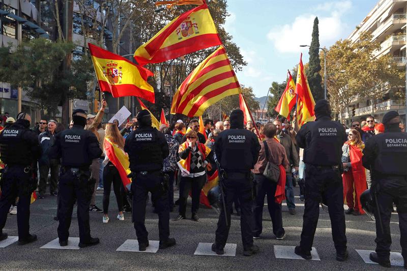 Desde la realización del referendo independentista y la aplicación del artículos 155 por España han ido en aumento las manifestaciones.