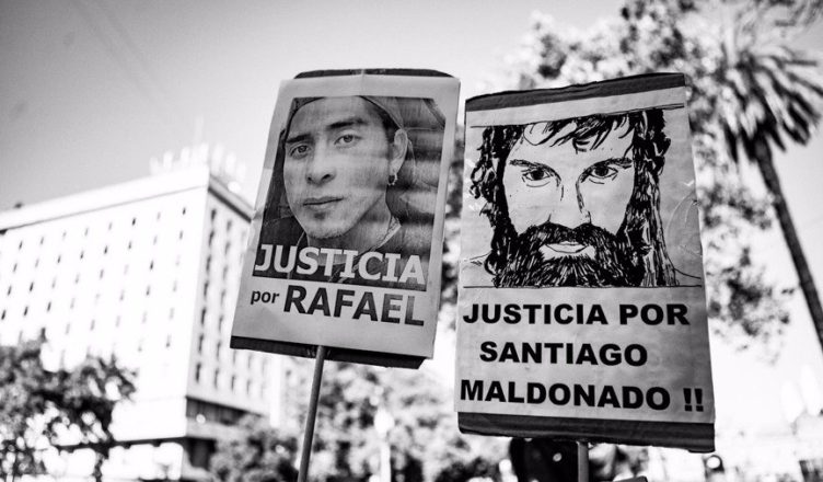 Santiago Maldonado y Rafael Nahual han sido víctimas de la represión policial en Argentina