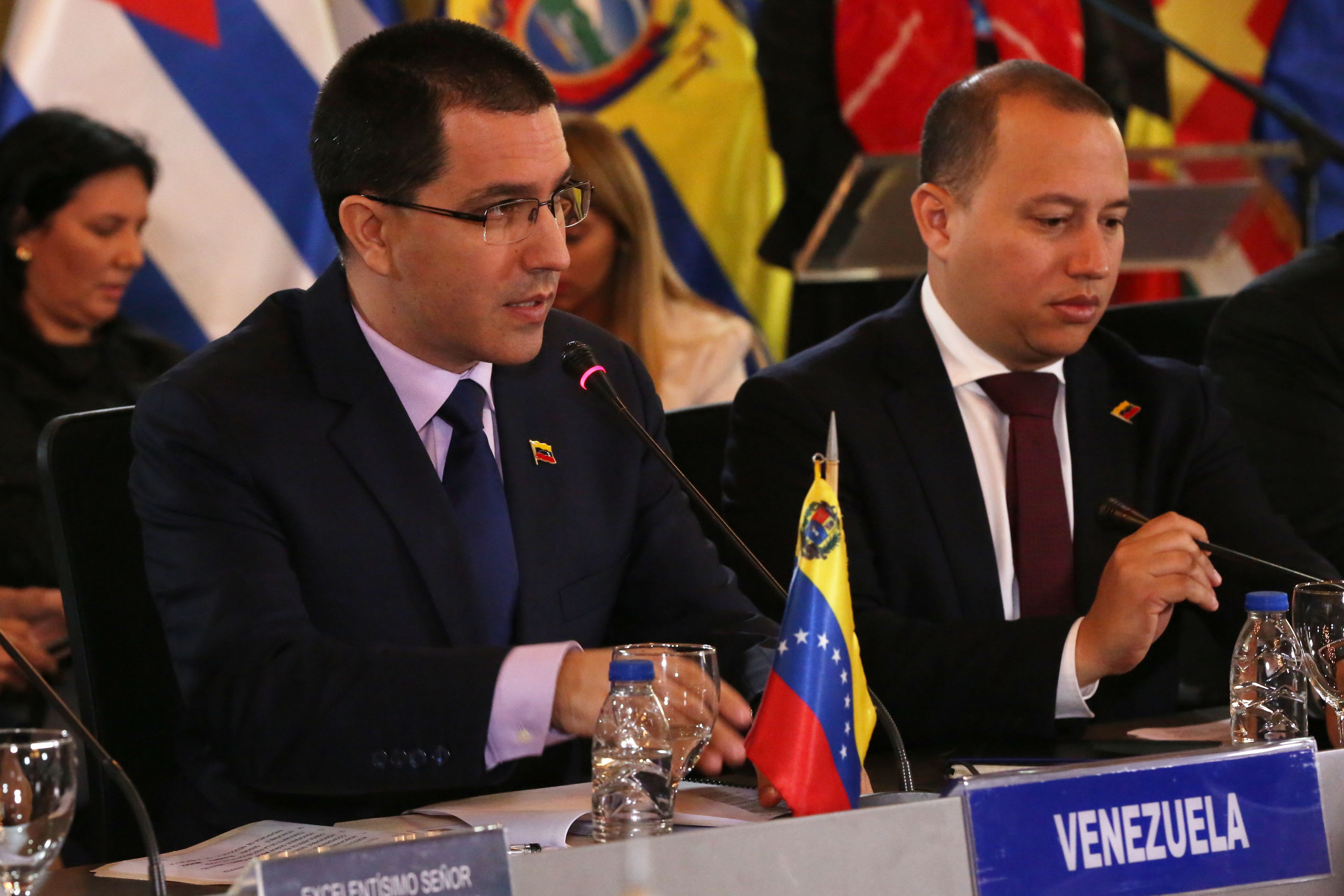 Arreaza resaltó la vocación democrática, independentista y de paz de Venezuela frente a las maniobras imperialistas.