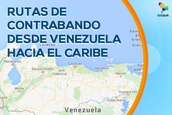 Rutas de contrabando desde Venezuela hacia el Caribe