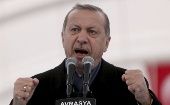 El presidente de Turquía afirmó que las operaciones militares en Siria continuarán hacia el nornoroeste del país.