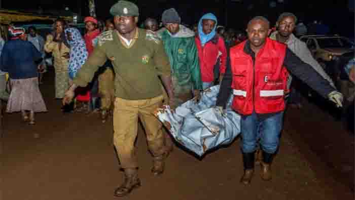 Según los reportes de la Cruz Roja de Kenia, han sido rescatadas unas 40 personas.