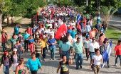 En una caminata por Nueva Segovia, el pueblo nicaragüense pidió restaurar la paz que tanto esfuerzo les costó obtener. 