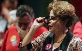 Rousseff dijo que Lula es su candidato y que su reelección no tiene retroceso. 