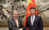 En 2016, el secretario general de la ONU visitó a Beijing para la toma de posesión presidencial del Xi Jinping.