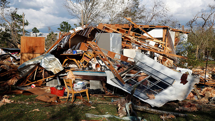 El huracán no solo tuvo mayor incidencia en el estado Florida, sino que provocó inundaciones y diversos problemas en varios estados al sureste del país.
