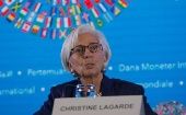 La titular del FMI ha estado atenta a las conversaciones con Argentina.