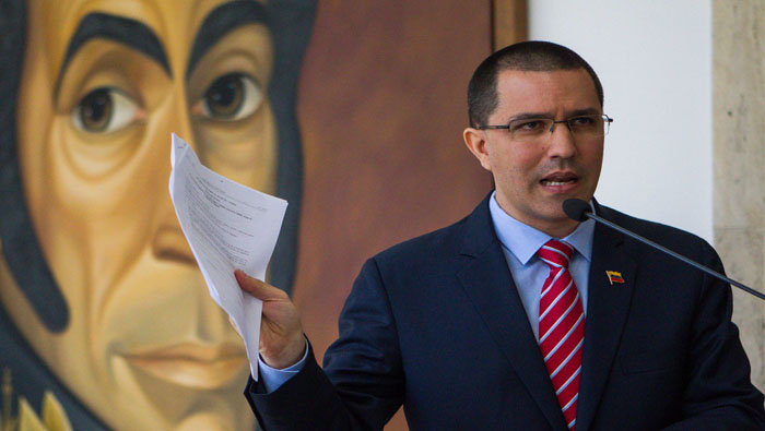 El canciller Jorge Arreaza indicó que estas medidas pretenden justificar las acciones unilaterales impuestas a Venezuela.