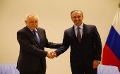 El vicepresidente sectorial de Economía, Tareck El Aissami, se reunió con el embajador de Rusia, Vladimir Zaemskiy, para evaluar los proyectos bilaterales.