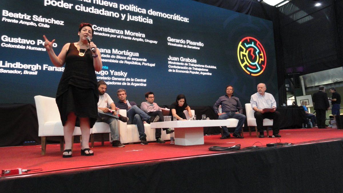 Beatriz Sánchez afirmó que el Frente Amplio será Gobierno en Chile “porque queremos un Gobierno de cambio”.