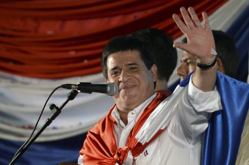 Cartes fue electo por la mayoría de los paraguayos en elecciones. (Foto: Archivo)