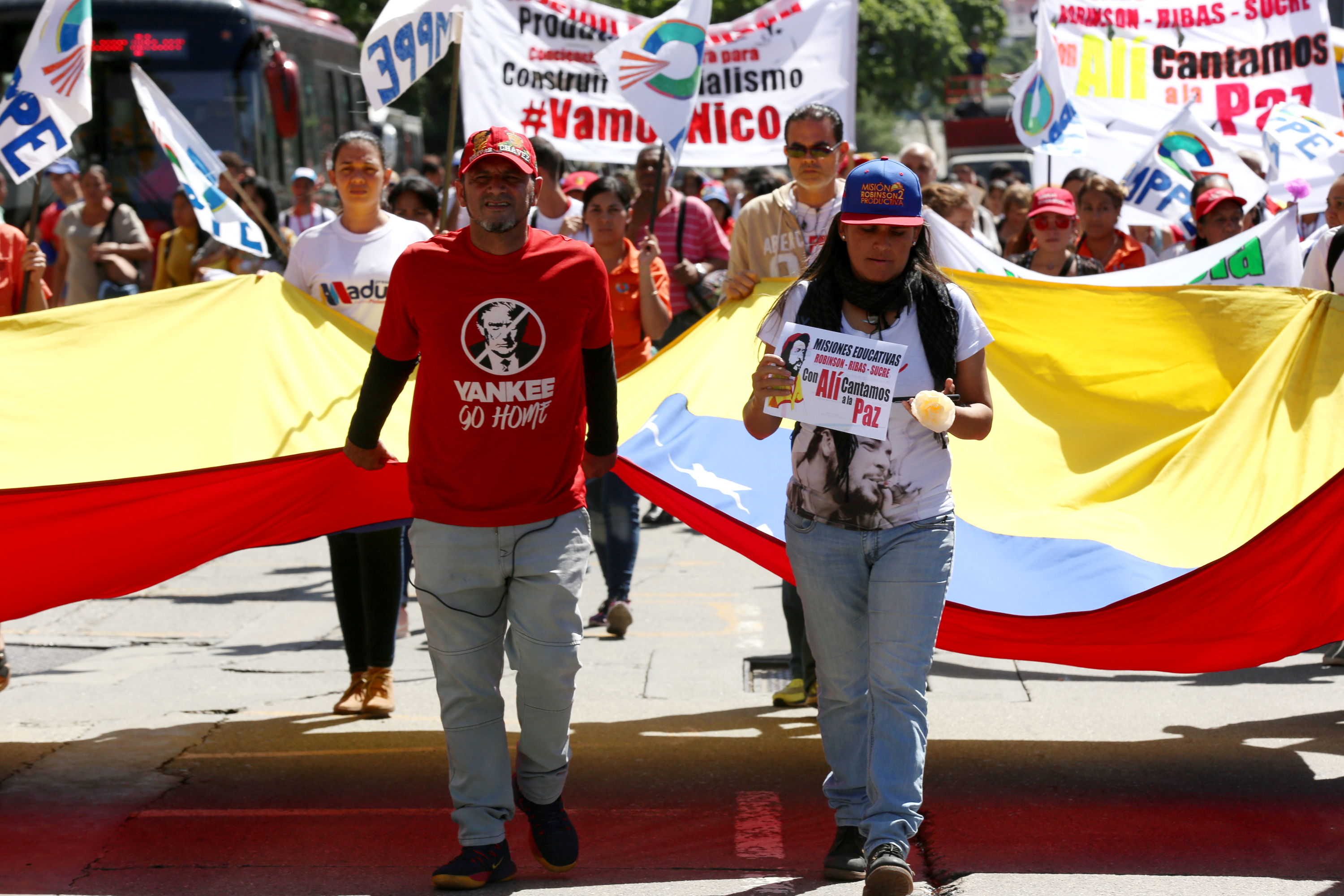 Varios países han fijado su respaldo en favor de la soberanía y la autodeterminación de Venezuela.