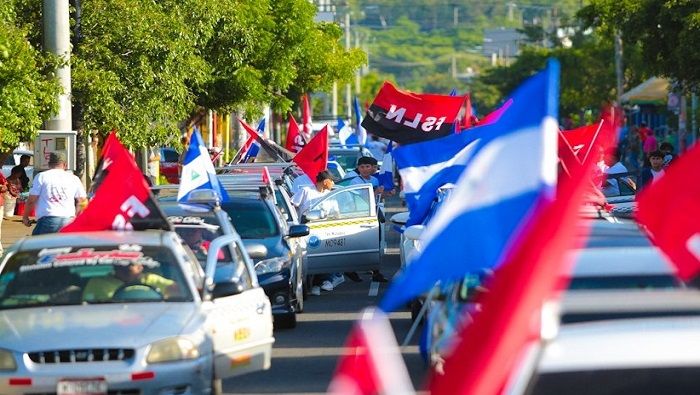 El pueblo de Nicaragua rinde honores al máximo líder de la Revolución de esa nación, Augusto César Sandino.
