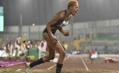 Con este hito, la atleta venezolana rompe la marca en América y es el salto más largo de los últimos 24 años.