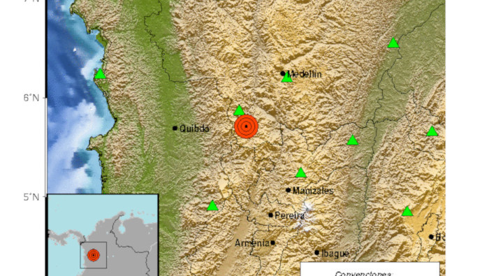 El sismo de la noche de este miércoles fue sentido fuerte por algunos colombianos.