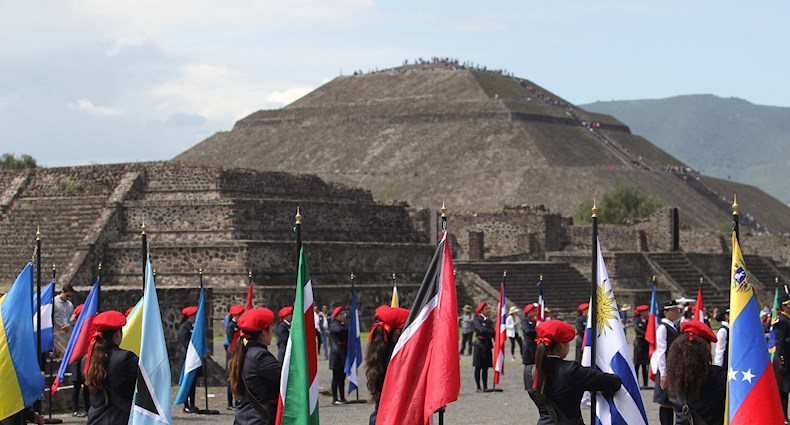 Antes del proceso de colonización, Teotihuacán era uno de los centros del mundo religioso mesoamericano.