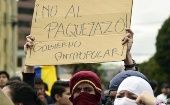 Leónidas Iza declaró que la ministra de Gobierno “tiene que responder por operar la política de represión, persecución y criminalización a la lucha social” durante las protestas de octubre de 2019.