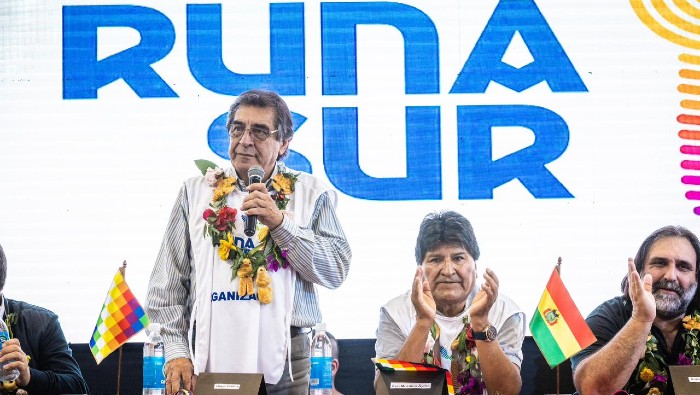 Morales presentó en enero ante organizaciones sociales y sindicales de Brasil su iniciativa Runasur, cuyo nombre se forma de la conjunción de la palabra quechua 