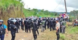 Policial represion in Palo Quemado, Cotopaxi, March 20, 2024
