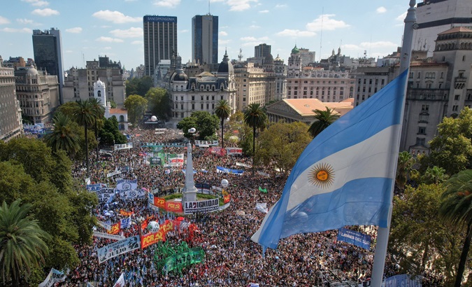 March in memory of the victims of the dictatorship in Argentina, March 24, 2024.