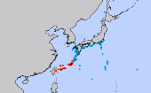 La JMA instó a evacuar de inmediato a quienes residen en las las islas de Okinawa, Miyakojima, Yaeyama y sus alrededores.
