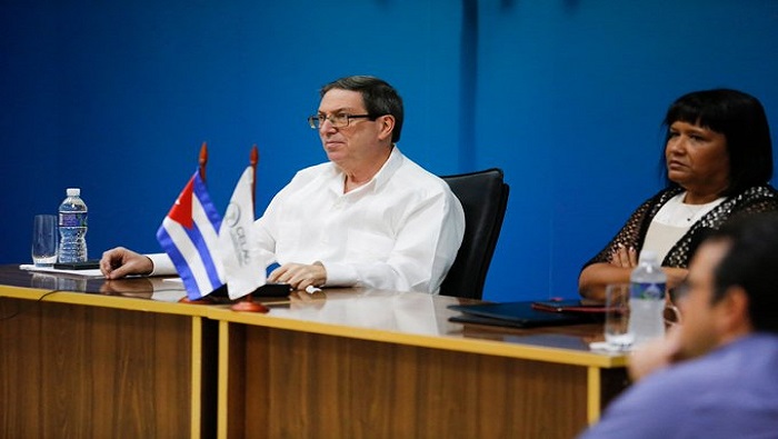 “Cuba propone que Honduras emita un Comunicado con carácter urgente”, dijo Bruno Rodríguez.