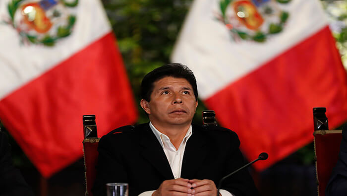 El expresidente Castillo es sindicado como presunto coautor del delito de rebelión contra los poderes del Estado y el orden constitucional.