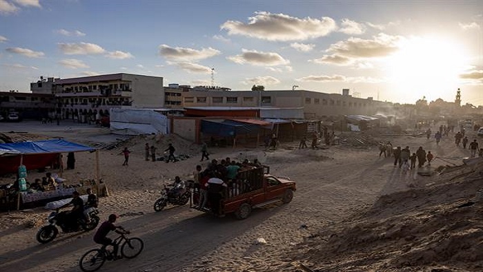 El flujo de civiles palestinos que huyen de Rafah va en incremento debido a los bombardeos de las fuerzas de ocupación.