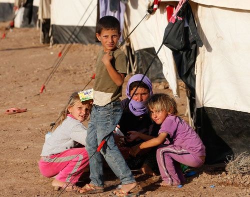 Niños desplazados en Irak. (Foto: Reuters)