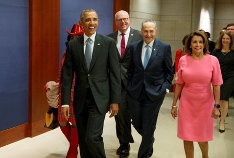 Presidente Barack Obama llamó a los congresistas demócratas a luchar para salvar el Obamacare. Foto AP