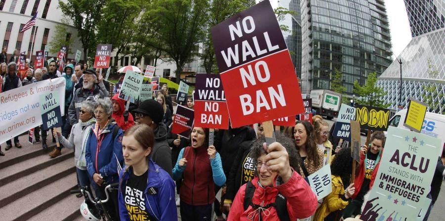 Las medidas migratorias de Trump han provocado protestas. Foto: AP