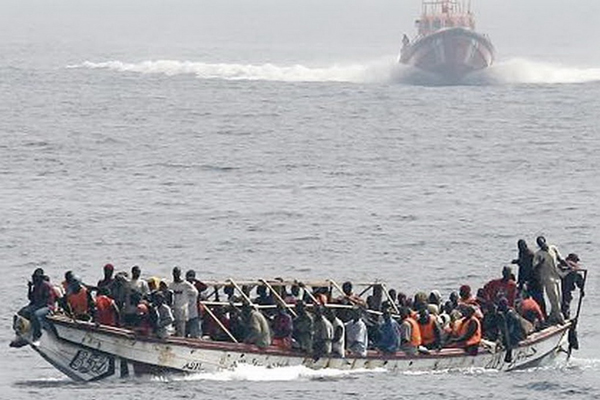 Inmigrantes naufragaron