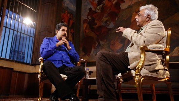 Maduro continuará la expansión de teleSUR para que llegue a todos los rincones del mundo. (Prensa Presidencial)