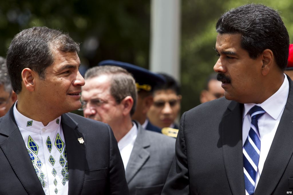 Maduro y Correa arriban hoy a Colombia para investidura de Santos
