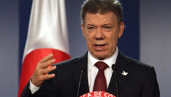 Santos arremete contra las FARC y el ELN. (EFE)