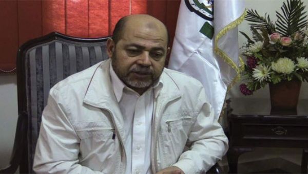 Representante de Hamas, Moussa Abu-Marzouk, en las negociaciones con Israel en Egipto. (Foto: 20minutos)